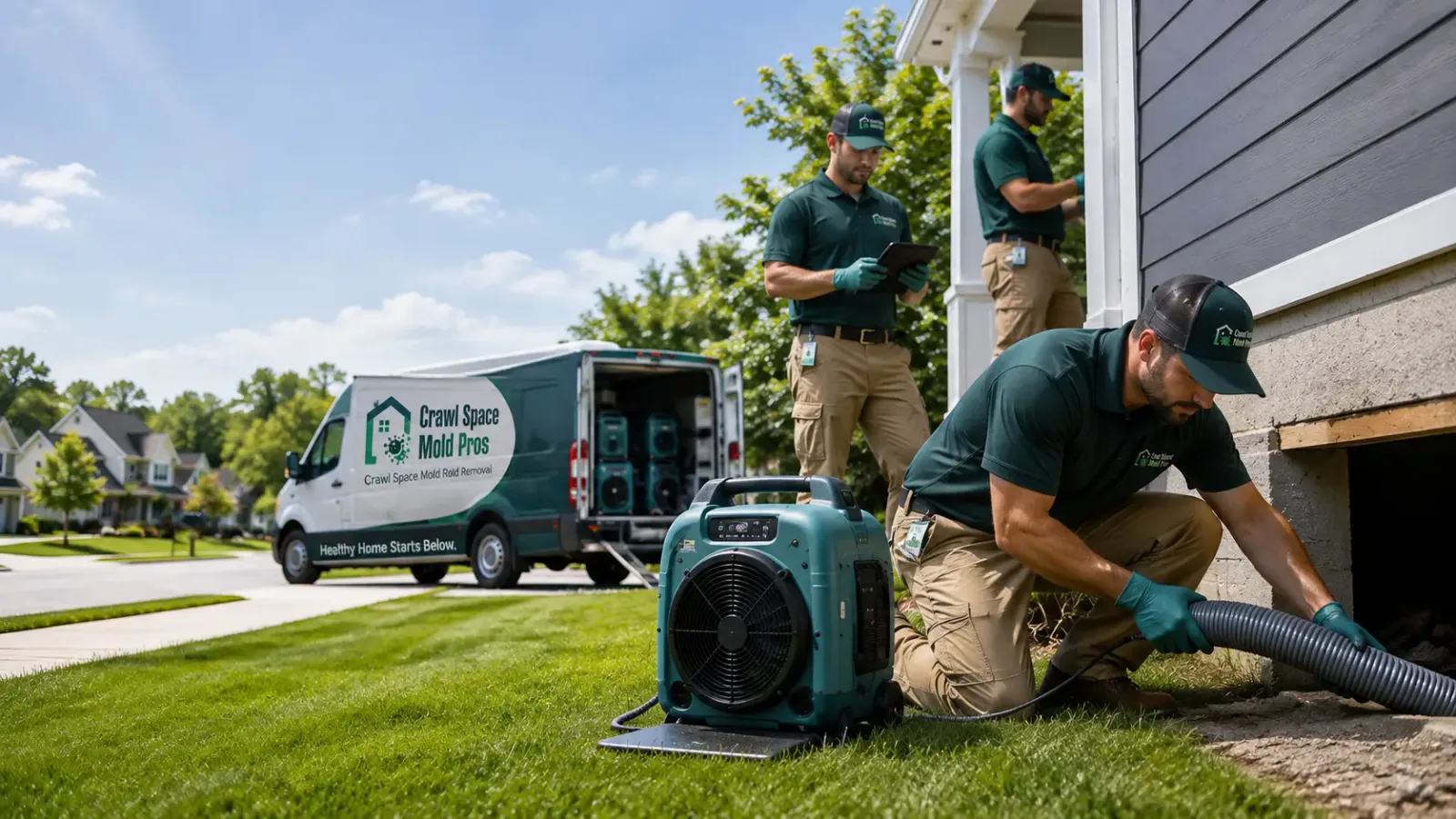 Crawl Space Mold Removal in Murray, IA